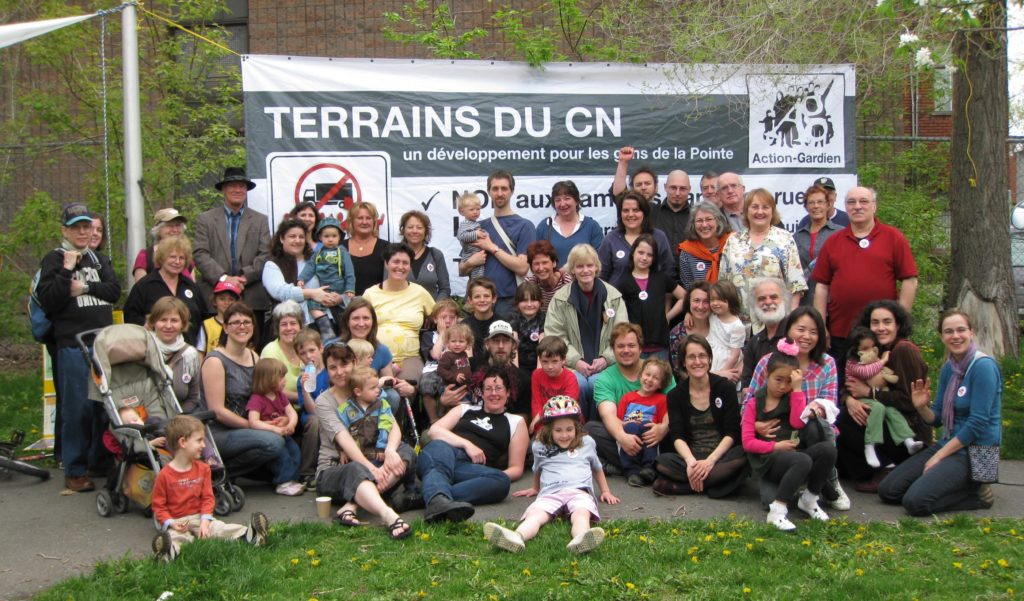 MObilisation pour que les anciens ateliers du Canadien National se développent en réponse aux besoins locaux